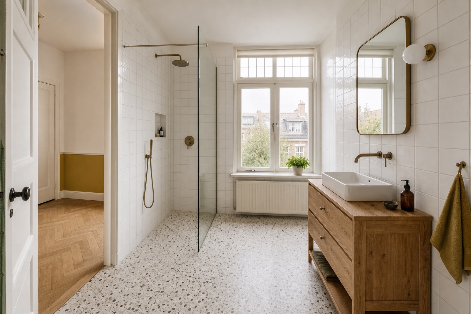 Badkamer met inloopdouche