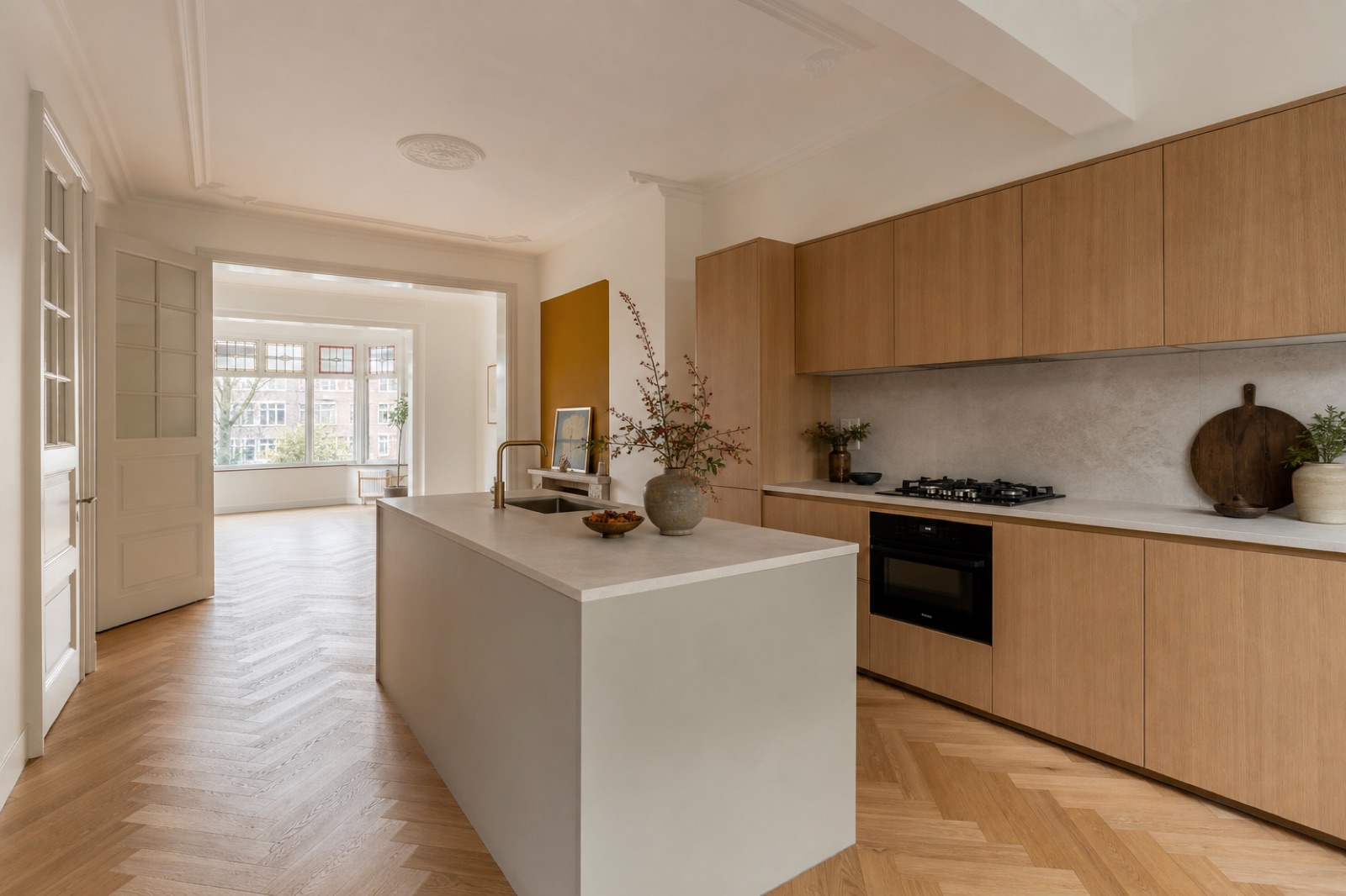 Open keuken met kookeiland